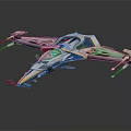 Modern fighter sci-fighter sci-fighter 3d model