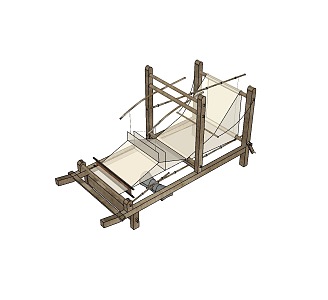 Retro Loom 3d model