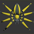Machine Spider Spider Mechanical Spider Mecha Spider Science Fiction Spider Cyberpunk Spider Cyberpunk Spider 3d model