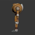 Modern robot biped robot humanoid robot assistant 3d model