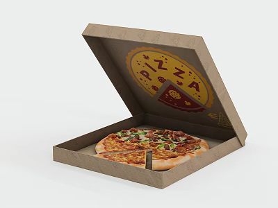 Modern Pizza 3d model