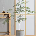 Nordic End View Table Solid Wood End View Table 3d model