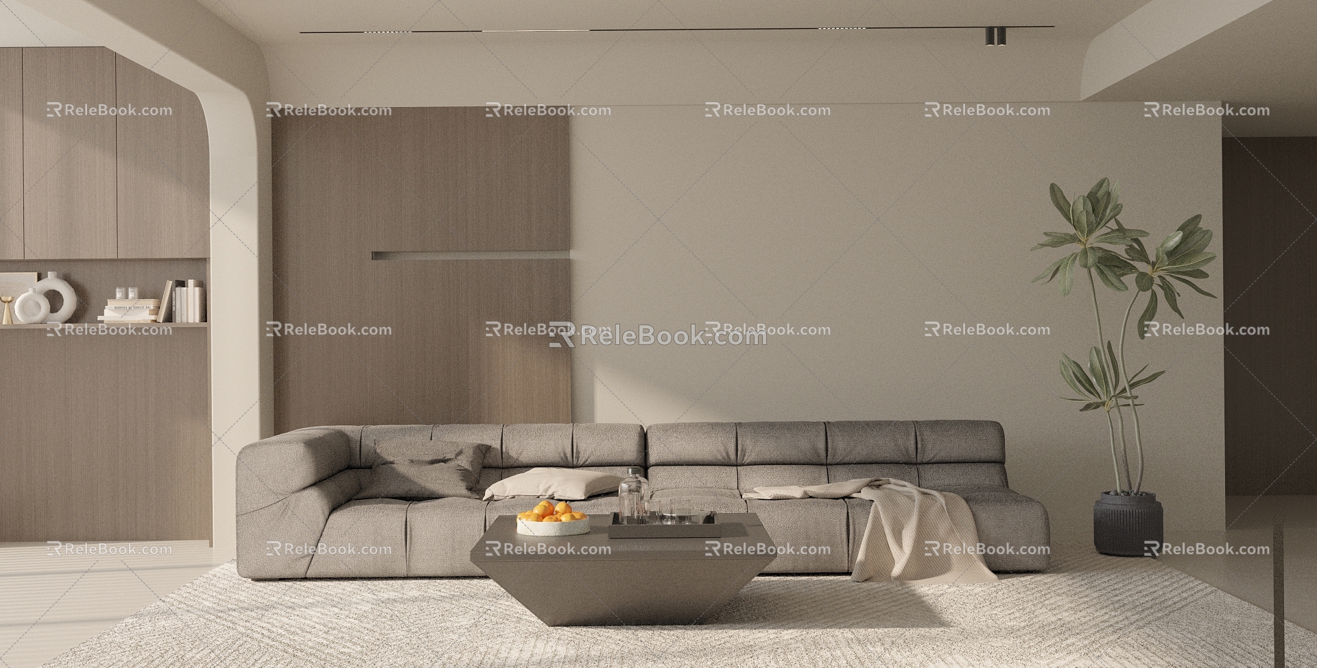 Modern sofa combination 3d model