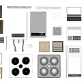 Various Home Ventilation Devices Including Exhaust Fans Bathroom Heaters And Ceiling Vents With Modern Designs
