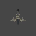 Control of weapons and rifles 3d model
