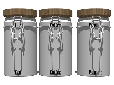 Modern seasoning bottle seasoning 3d model