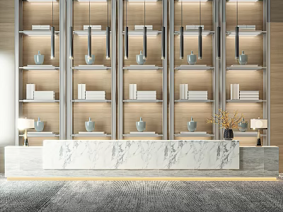 Front Desk 3d model