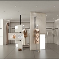 Modern Clothing Store 3d model