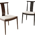 Dining Chair Single Chair 3d model