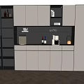 Modern Wine Cabinet Interior Design With Built in Lighting Wine Bottles And Glass Storage