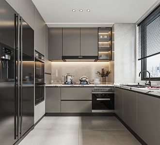 Modern Kitchen 3d model