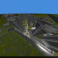 High Rise Residential Buildings With Modern Design Entrance Area Bus Access Spacious Plaza Green Plants