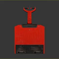 Red T2 Model Industrial Forklift With Heavy Duty Pallet Forks And Hydraulic System