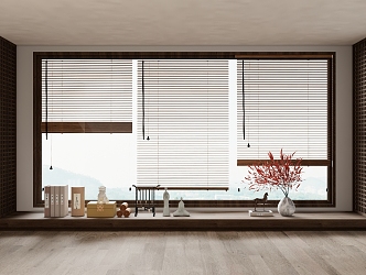 New Chinese-style Venetian Blinds 3d model