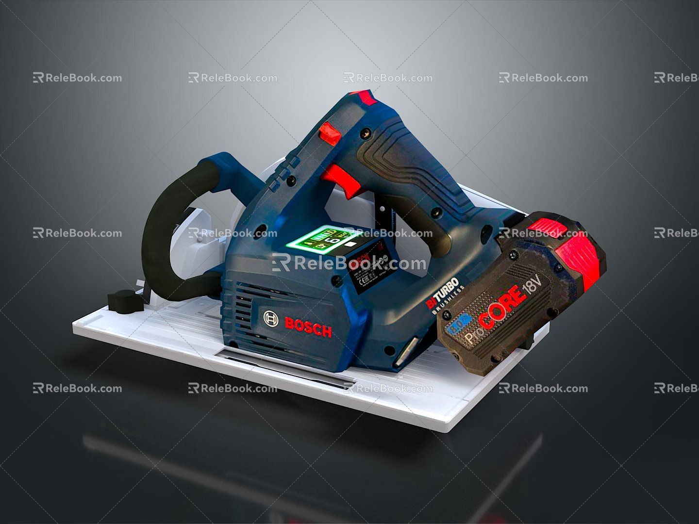 circular saw electric saw hand saw tool power tool 3d model