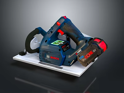 Bosch Cordless Circular Saw Power Tool With Battery For Home Household Use 3d model