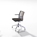 Ergonomic Office Chair With Adjustable Armrests Swivel Wheels And Comfortable Backrest