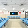 classroom campus experiment classroom 3d model