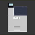 Modern Office Printer With Touchscreen Display And Multi Layer Paper Tray