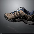 KOYO Outdoor Hiking Shoes With Non Slip Sole Blue Laces Beige And Blue Design