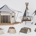 Different Types Of Tents With Platform Tipi And Wooden Frame Designs