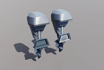 marine engine 3d model