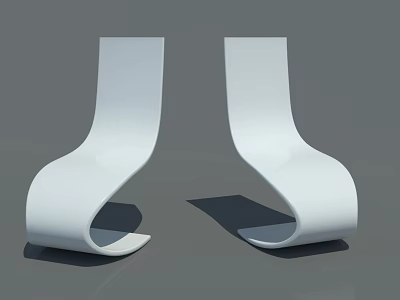 Chair Wooden Chair Japanese Chair Modern Chair Creative Chair 3d model