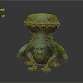 Frog Poison Frog Game Frog Reptile Cold Blooded Animal Reptile 3d model