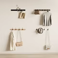 Wall Mounted Hooks For Hanging Coats Bags Hats And Accessories In Modern Home