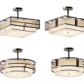 New Chinese ceiling lamp 3d model