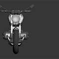 Sleek Black Modern Motorcycle Design With Streamlined Tank And Alloy Wheels
