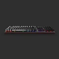 Ergonomic RGB Backlit Mechanical Keyboard With Customizable Keys And Aluminum Frame