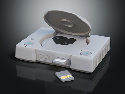 Modern CD player audio-visual equipment player 3d model