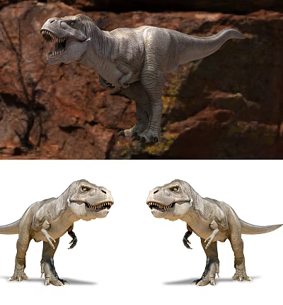 Modern Dinosaurs 3d model