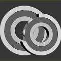 Industrial Equipment Precision Metal Ball Bearings Featuring Exposed Ball Structure And Durable Design