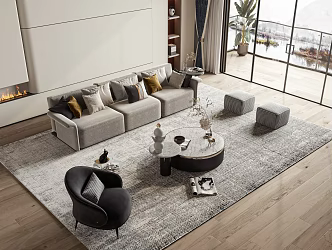 Style Sofa 3d model