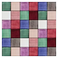 Vibrant Colorful Square Grid Pattern With Various Colors Abstract Art Design