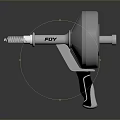FDV Professional Gray Socket Wrench Hardware Tool With Black White Handle
