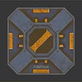 Vehicle Propulsion System Component With Blue Orange Design And Mechanical Details