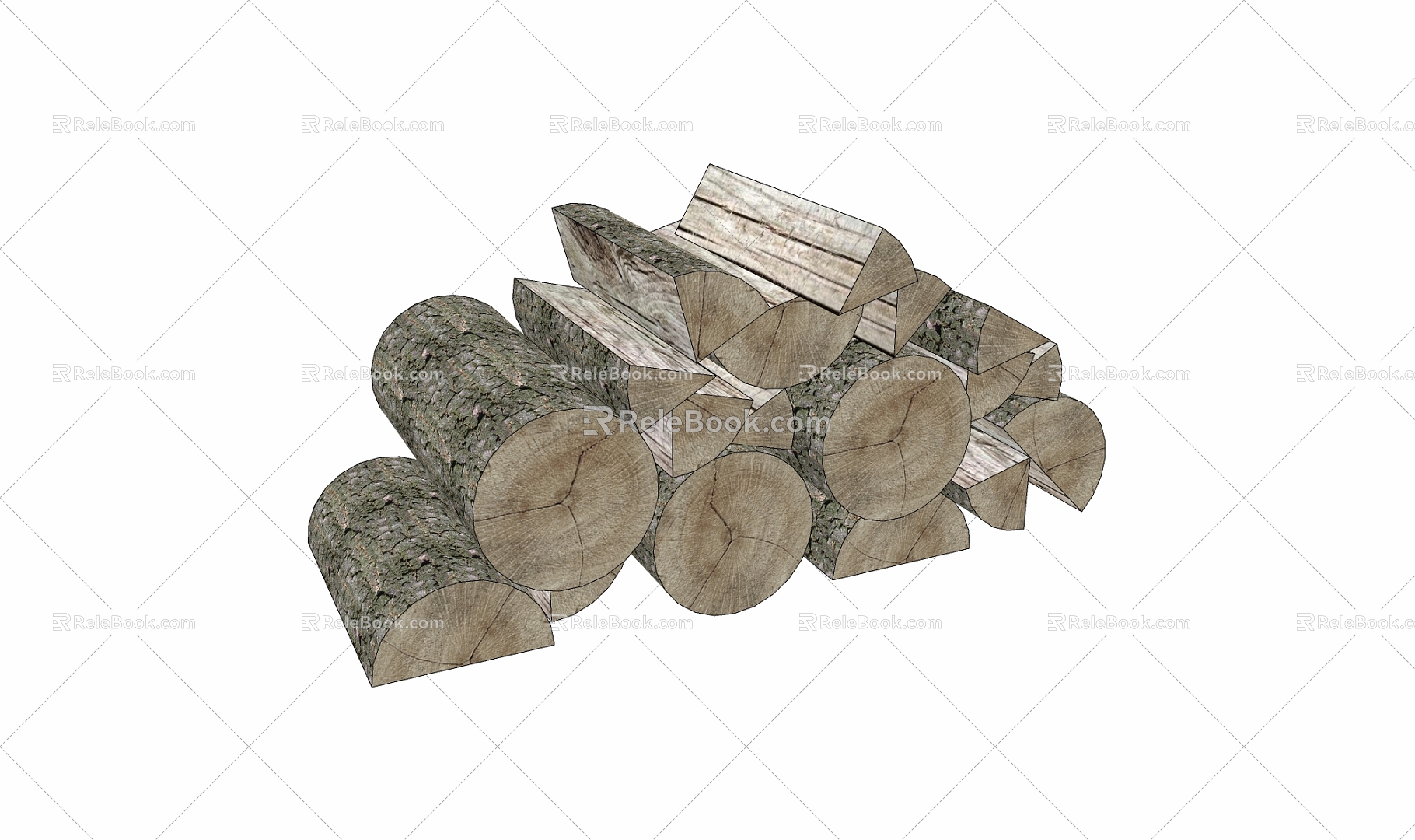 Wood 3d model