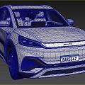 Hyundai 2024 BYD Yuan plus New Energy Car Sedan 3d model