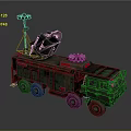 Military Radar Equipment Mounted on Mobile Vehicle with Surveillance Antenna System