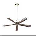 Modern Ceiling Fan With Wooden Blades And Contemporary Design For Home Decor