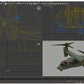 US Navy MV22 Osprey Transporter MV22 Osprey Transporter Variable Rotor Aircraft 01 3d model