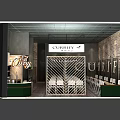 Currify Restaurant Exterior Design With Brick Wall Grille Entrance Green Counter And Tables