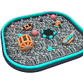 Children Playground Equipment With Interactive Climbing Frames Colorful Balls And Soft Play Tunnel