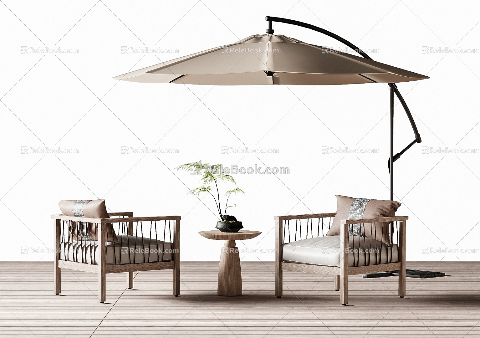 Modern Outdoor Leisure Chair Outdoor Table and Chair Rattan Chair model