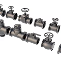 Industrial Valves and Pipeline Fittings with Handwheel Controls for Industrial Applications