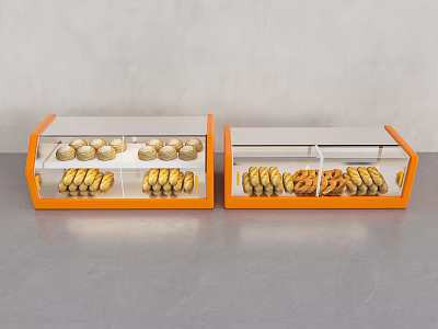 Bread Cabinet Bread Shelf Baking Cabinet 3d model