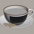 Coffee Coffee Cup Hot Drink 3d model